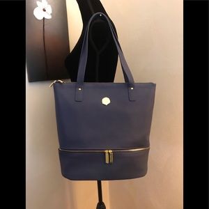 NWOT Joy Mangano Double Decker Tote/Wristlet Set